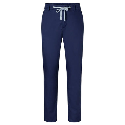 (6 pieces) KARLOWSKY | Men's Stretch Chino Work Trousers – Navy - EU 46 - Easy-care stretch