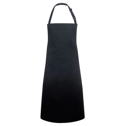 (6 pieces) KARLOWSKY | Water-Repellent Bib Aprons – Black - 720 x 860 mm - Adjustable Neck