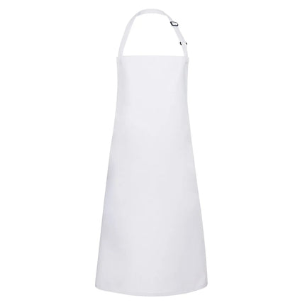 (6 pieces) KARLOWSKY | Water-Repellent Bib Aprons – White - 720 x 860 mm - Adjustable Neck