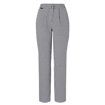 (6 pieces) KARLOWSKY| Women's Chef Trousers Annemarie – Black - Size 48 - Elastic Waist