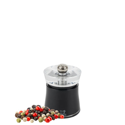 (6 pieces) PEUGEOT | BALI - Pepper Mill - Black - Acrylic - Height: 80mm