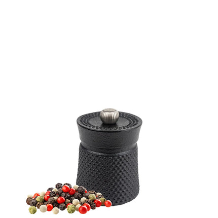 (6 pieces) PEUGEOT | BALI - Pepper Mill - Black - Height: 80mm