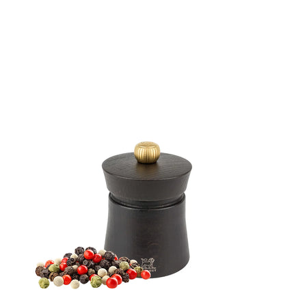 (6 pieces) PEUGEOT | BAYA - Pepper Mill - Chocolate - Height: 80mm