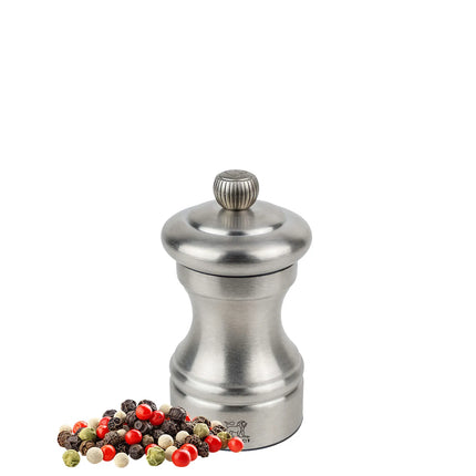 (6 pieces) PEUGEOT | BISTRO Chef - Pepper Mill - Stainless Steel - Height: 100mm