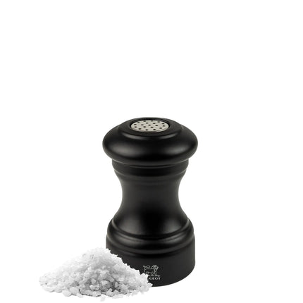(6 pieces) PEUGEOT | BISTRO Salt Shaker - Matte Black - Height: 90mm