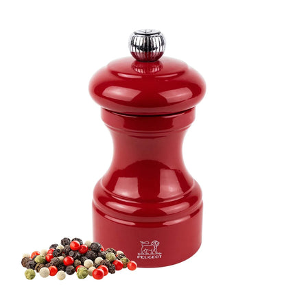 (6 pieces) PEUGEOT | BISTRORAMA - Pepper Mill - Passion Red - Height: 100mm