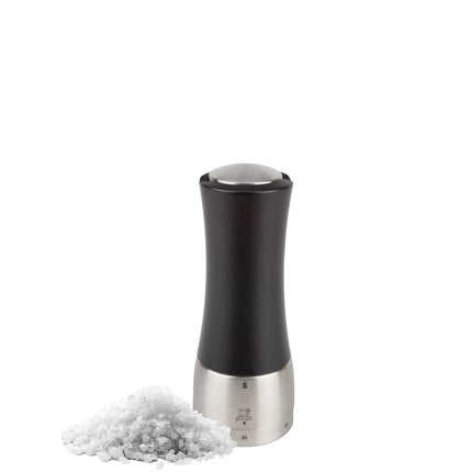 (6 pieces) PEUGEOT | DAMAN-MADRAS - Salt Mill - u'Select Z - Stainless Steel/Chocolate - Height: 160mm