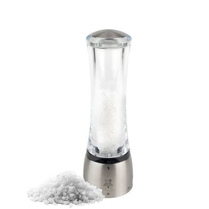 (6 pieces) PEUGEOT | DAMAN - Salt Mill - u'Select Z - Stainless Steel/Acrylic - Height: 210mm