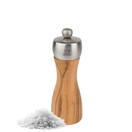 (6 pieces) PEUGEOT | FIDJI - Salt Mill - Olive Wood - Height: 150mm