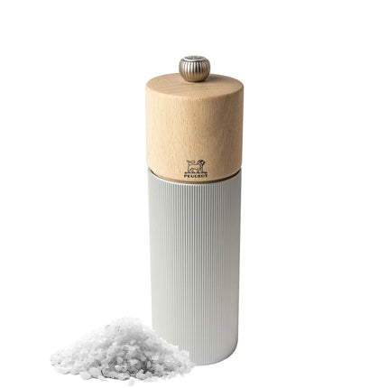 (6 pieces) PEUGEOT | LINE - Salt Mill - Aluminium/Natural - Height: 180mm