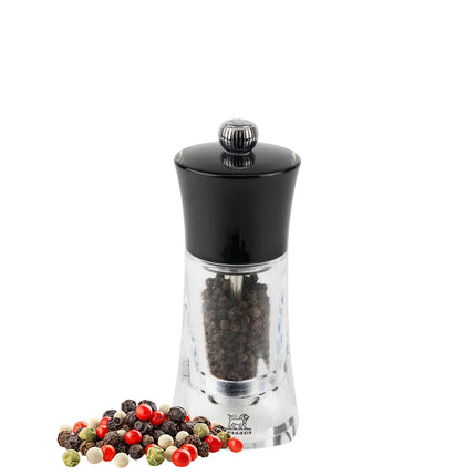 (6 pieces) PEUGEOT | MOLÈNE - Pepper Mill - Black - Height: 140mm