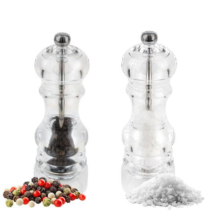 (6 pieces) PEUGEOT | NANCY - Salt & Pepper Mill - Acrylic - Height: 180mm