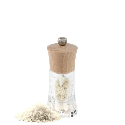 (6 pieces) PEUGEOT | OLÉRON - Moist Salt Mill - Natural Acrylic - Height: 140mm