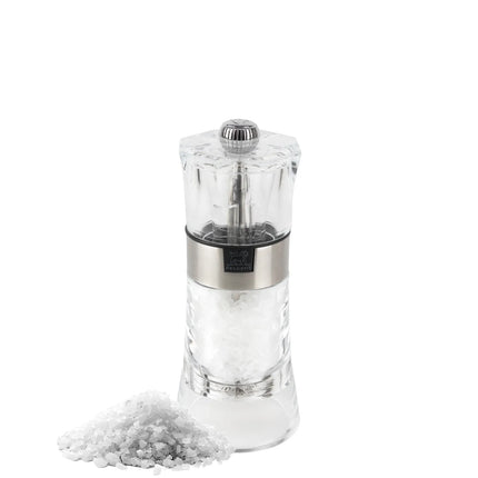 (6 pieces) PEUGEOT | OSLO - Salt Mill - Acrylic/Stainless Steel - Height: 140mm