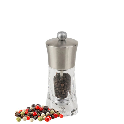 (6 pieces) PEUGEOT | OUESSANT - Pepper Mill - Acrylic/Stainless Steel - Height: 140mm