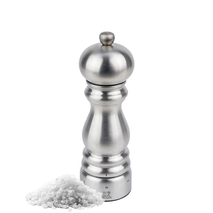 (6 pieces) PEUGEOT | PARIS CHEF - Salt Mill - u'Select - Stainless Steel - Height: 180mm