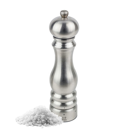 (6 pieces) PEUGEOT | PARIS CHEF - Salt Mill - u'Select - Stainless Steel - Height: 220mm