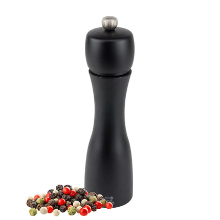 (6 pieces) PEUGEOT | TAHITI - Pepper Mill - Matte Black - Height: 200mm