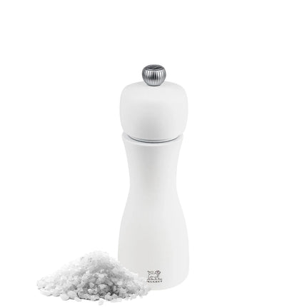 (6 pieces) PEUGEOT | TAHITI - Salt Mill - Matte White - Height: 150mm