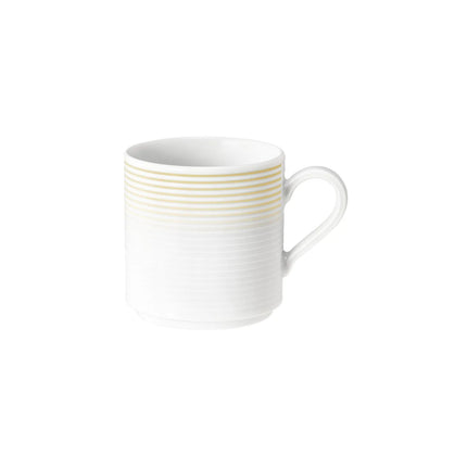 (6 pieces) SELTMANN WEIDEN | Blues Porcelain Coffee Mug with Handle – 280 ml - Sand Beige