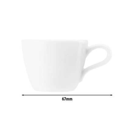 (6 pieces) SELTMANN WEIDEN | Coup Fine Dining Espresso Cups – White - 80 ml - Porcelain