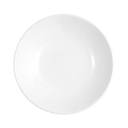 (6 pieces) SELTMANN WEIDEN | Meran Steak & More Flat Plate – Ø 290 mm - White - Porcelain - Stackable - Easy to Clean