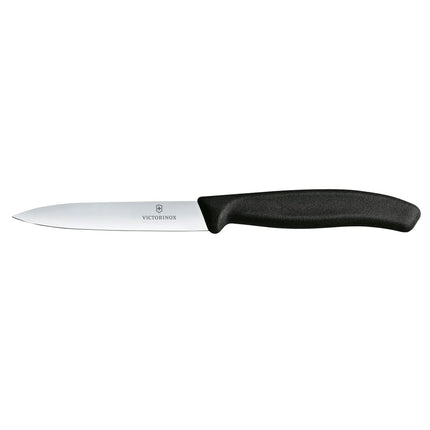 (6 pieces) VICTORINOX | Swiss Classic Vegetable Knife Set – 10 cm blade - black handle