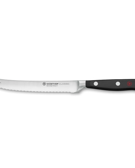 Dao Cắt Cà Chua Wusthof 12.7 cm - Lưỡi Răng Cưa, Cán Liền, Rèn (1040101914)