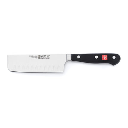 Dao Nakiri Wusthof 17.8 cm - Lưỡi Rãnh, Cán Liền, Rèn (4193-7)