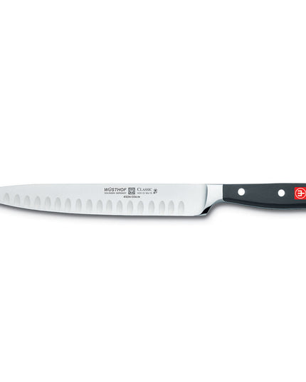 Dao Khắc Thịt Wusthof 4524-7/23 22.9 cm Cán Polymer Đen Thép Carbon Cao
