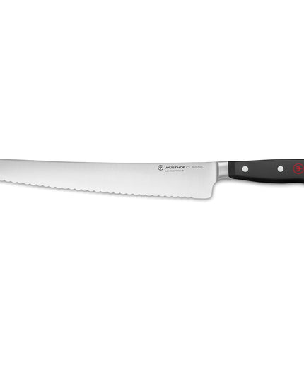 Dao Siêu Thái Lát Wusthof 1040133126 25.4 cm Lưỡi Lượn Sóng Full Tang Rèn