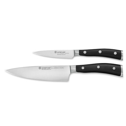 Bộ Dao 2 Món Wusthof Classic Ikon Dao Gọt 8.9 cm Dao Đầu Bếp 15.2 cm 1120360210
