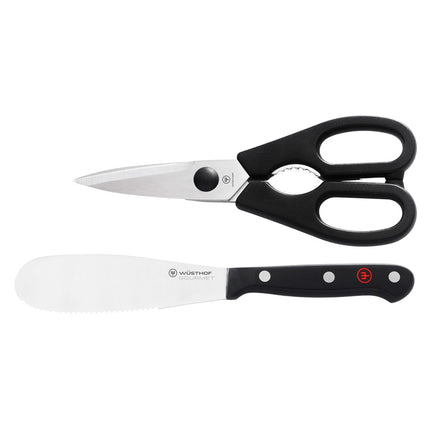 Bộ Dao Phết & Kéo Wusthof 1065060201 2 Món 12.7 cm Thép Carbon Cao