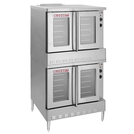 Lò nướng đối lưu gas tự nhiên 2 tầng full size độ sâu tiệm bánh Blodgett ZEPHAIRE-200-G với bộ chia khói - 120.000 BTU