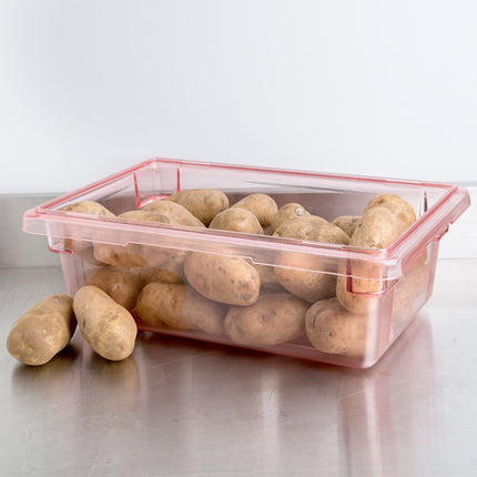 Hộp đựng thực phẩm nhựa polycarbonate Cambro Camwear 12186CW 46 x 30 x 15 cm màu đỏ