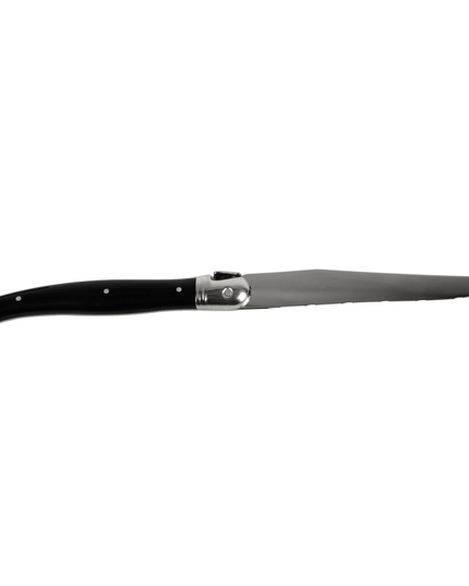 Dao Steak Laguiole 5392S057 22.9 cm Răng Cưa Cán Nhựa Cong Đen Thép Không Gỉ