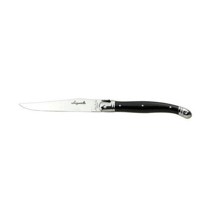 Dao Steak Laguiole 5392S077 22.9 cm Cán Nhựa Cong Màu Đen Thép Không Gỉ