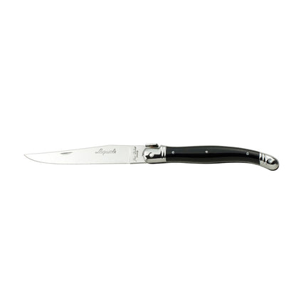 Dao Steak Laguiole 5392S079 22.9 cm Cán Nhựa Cong Màu Đen Thép Không Gỉ
