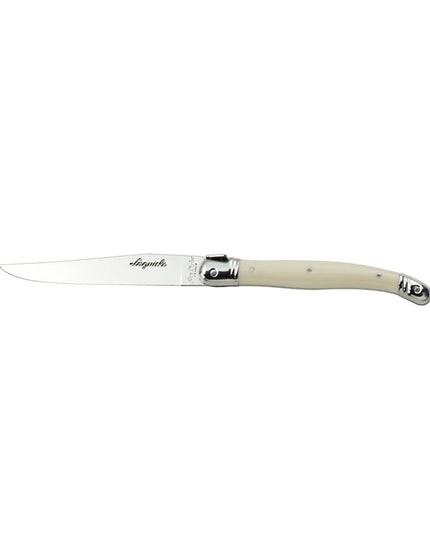 Dao Steak Laguiole 5393S077 22.9 cm Cán Nhựa Màu Ngà Thép Không Gỉ