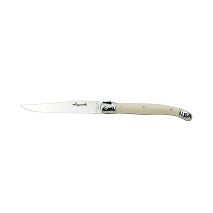 Dao Steak Laguiole 5393S077 22.9 cm Cán Nhựa Màu Ngà Thép Không Gỉ