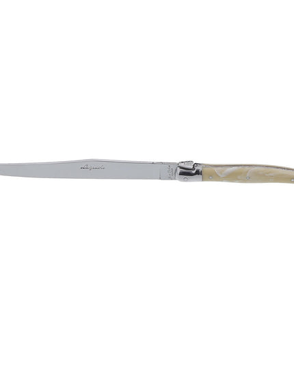 Dao Steak Laguiole 5394S077 22.9 cm Cán Nhựa Màu Sừng Thép Không Gỉ