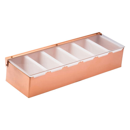 Khay Trang Trí Quầy Bar Steelite UF91162 6 Ngăn - Nắp Phẳng Bản Lề