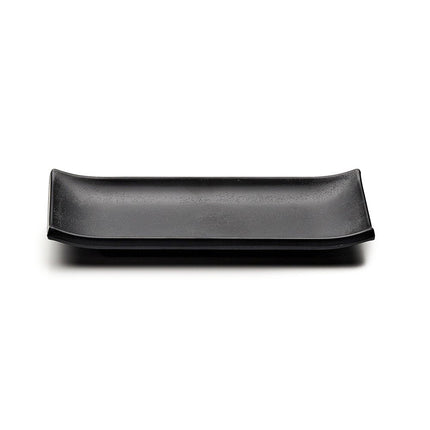 Khay chữ nhật melamine đen Elite Global Solutions JWTR19 Zen 23 x 9,5 cm - Thùng 6 cái