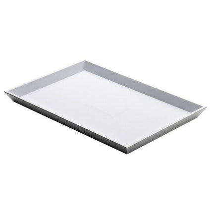 Khay chữ nhật melamine trắng Elite Global Solutions JW5216 Zen 40 x 26 cm - Thùng 6 cái
