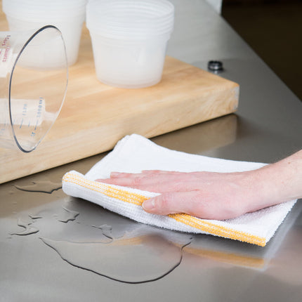 Khăn bar cotton sọc màu vàng đồng trắng Chef Revival 794 g 48,3 x 40,6 cm - Gói 12 cái