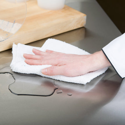 Khăn bar cotton màu trắng Chef Revival 1134 g 63,5 x 38,1 cm - Gói 12 cái