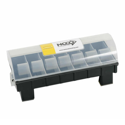 Hộp Đựng Nhãn National Checking Company LL7R-1 Cho Cuộn 2.5 cm Nhựa Đen