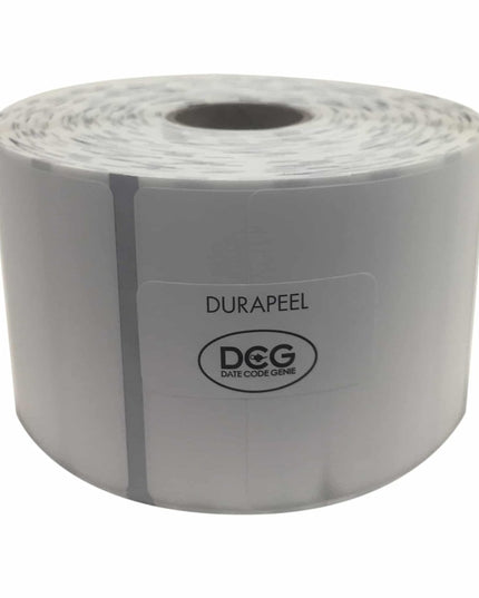 Nhãn Bảo Quản Thực Phẩm Vuông Datecode Genie® DuraPeel™ National Checking Company DCG-DP22-4 5.1 x 5.1 cm Trắng