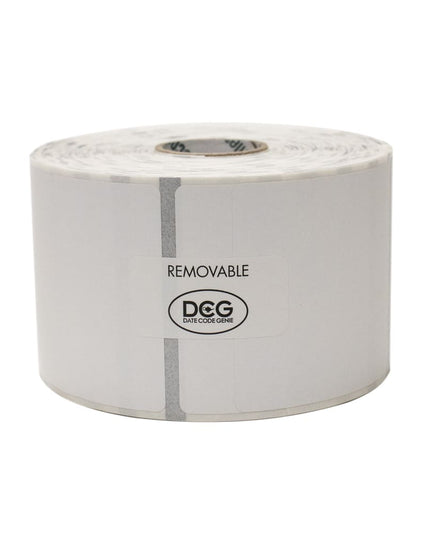 Nhãn Bảo Quản Thực Phẩm Vuông Datecode Genie® National Checking Company DCG-R22-4 5.1 x 5.1 cm Trắng