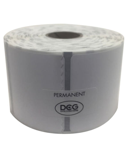 Nhãn Bảo Quản Thực Phẩm National Checking Company DCG-P23-4 Datecode Genie® Chữ Nhật 5.1 x 7.6 cm Trắng